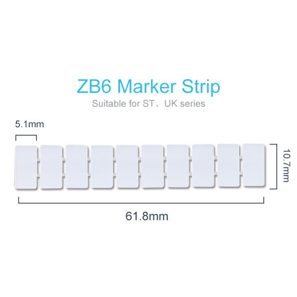 ZB Marking Number Tag Zack Marker Strip Label For Phoenix Terminal Blocks