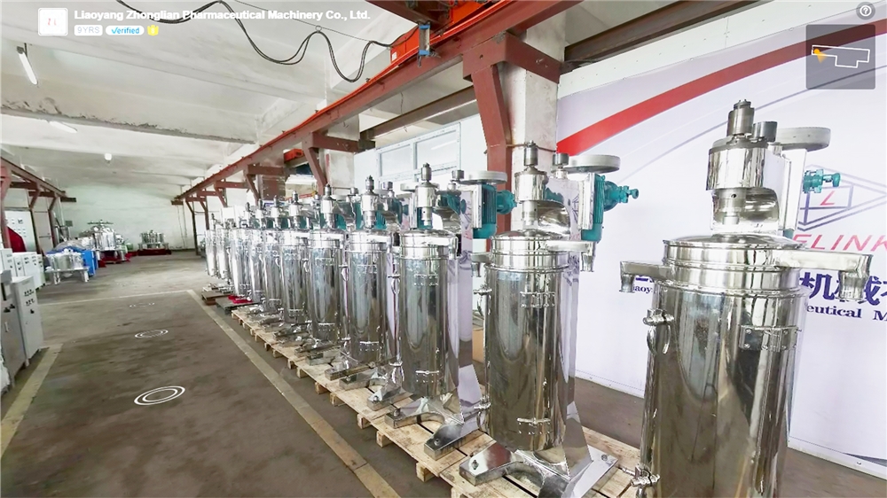 Industrial high speed 3 phase gf105 blood tubular centrifuge for coconut oil waste oil herb with CE