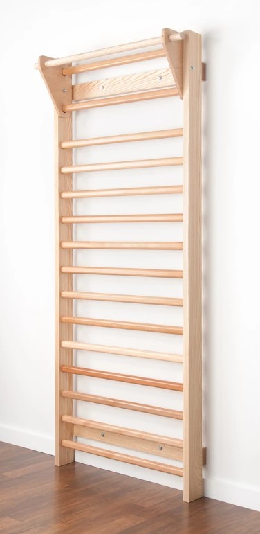 Wooden Swedish Ladder Gymnastics Double Wall Bars Freestanding