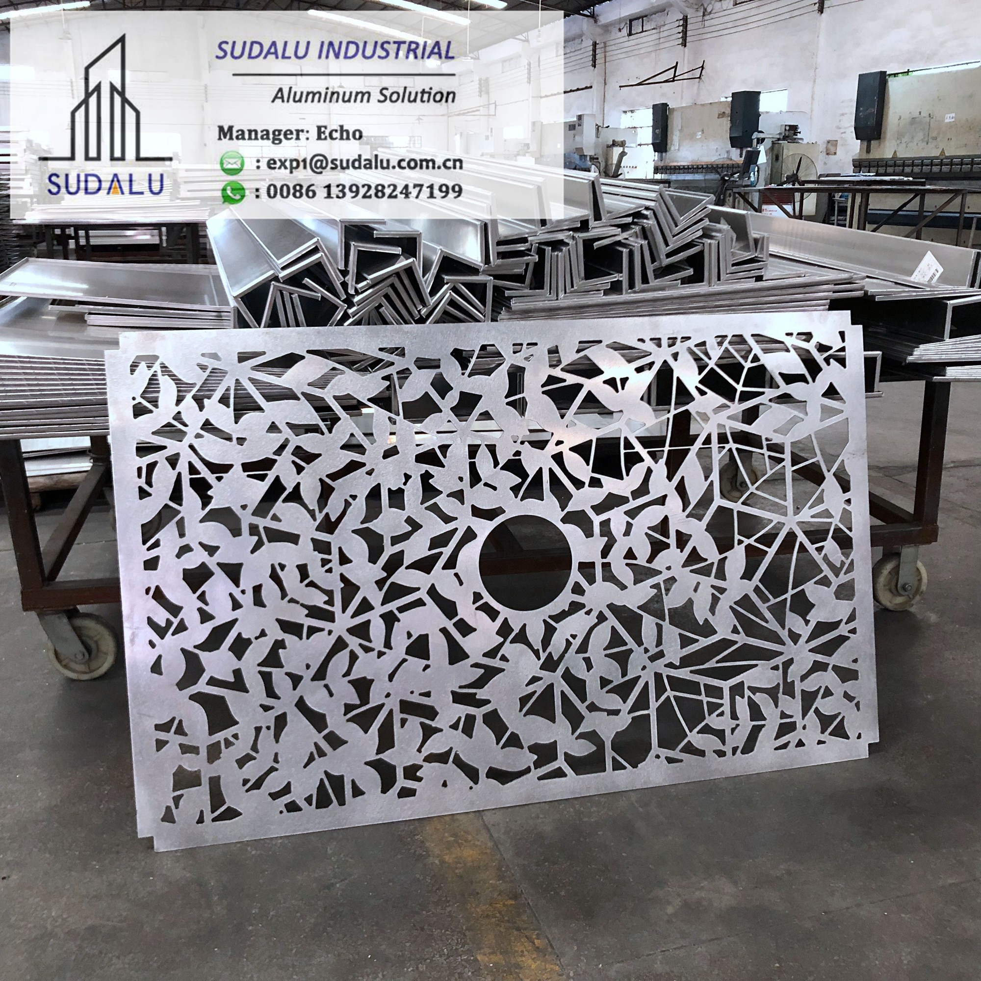 SUDALU Aluminum Curvel Panel for Wall Decoration with 1-10mm thickness Aluminum Screens