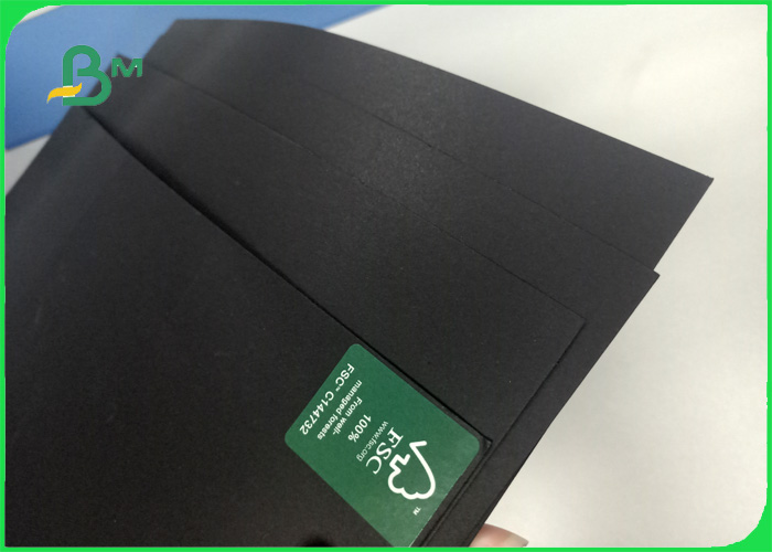 FSC & SGS approved Good stiffness no flash Full black cardboard for Photo frame backplane