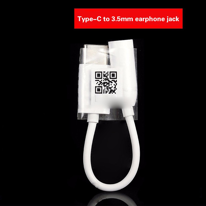 TPE usb converter type c to 3.5mmDC audio aux headphone cable male type c Adapter otg