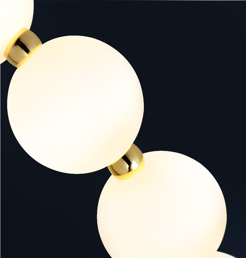4500K Modern Ring Chandelier Magic Bean Chandelier Roto Moulding