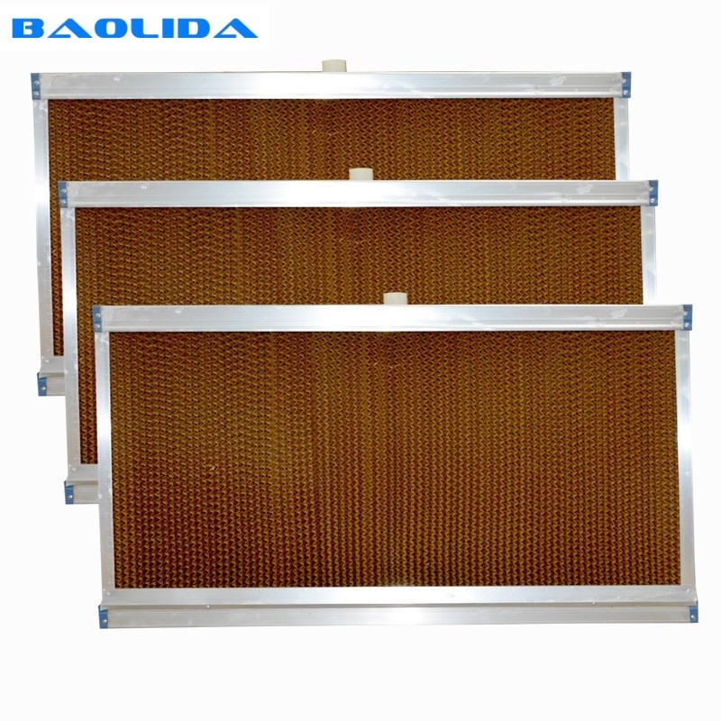 Greenhouse Cooling System Air Wet Curtain Evaporative 1000mm Greenhouse Cooling Pad