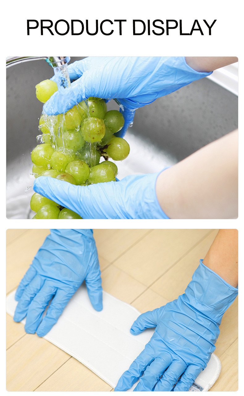 Disposable 3.5mg Nitrile And Latex Gloves For Medical Examination