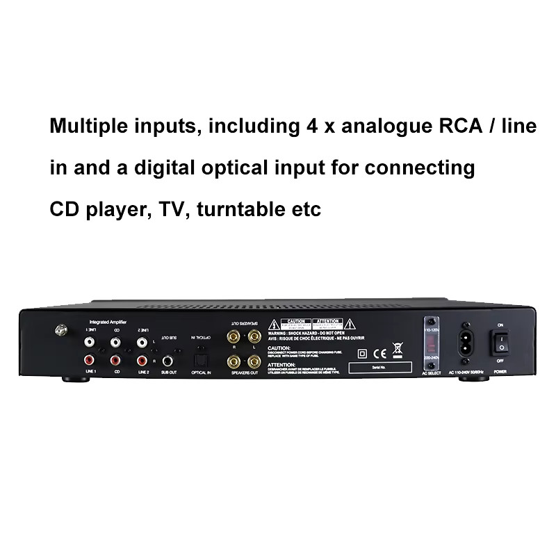 150 Watts Wireless Home Audio Amplifier System Bluetooth Home Stereo Speaker Amplifier