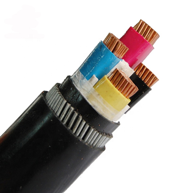 PVC 120mm2 35KV High Voltage Transmission Cable Copper Armored