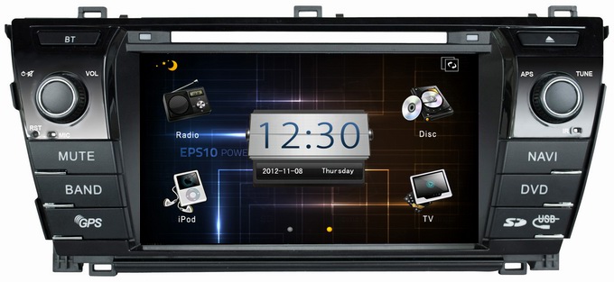 Ouchuangbo autoradio for Toyota Corolla 2014 with car gps systems OCB-7019