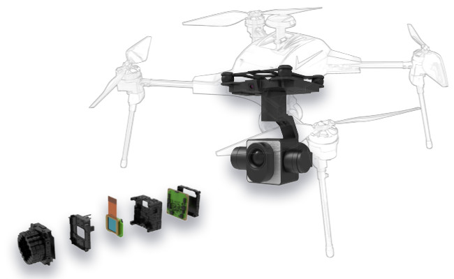 Drone Infrared Camera Module for Electricity Power Inspection