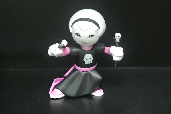White Hair Woman Rose Action Figure , Personalised Action Figures 5 Inch