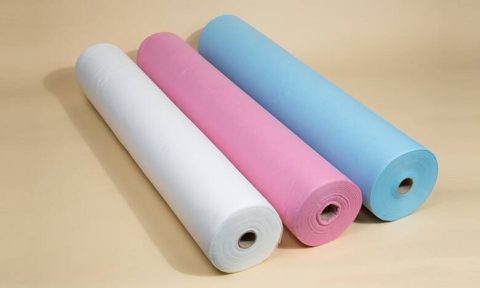 Home Hotel Non Woven 50 Pieces Per Roll Disposable Bed Cover Roll