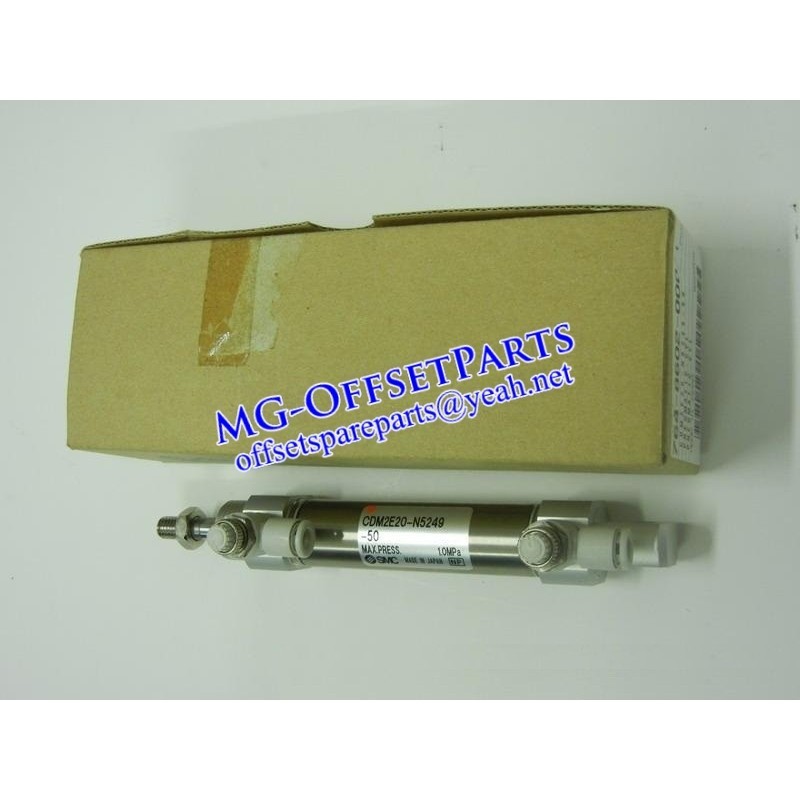 SMC CDM2E20-N5249-50, KOMORI LS-40 MACHINE AIR CYLINDER, KOMORI SPARE PARTS
