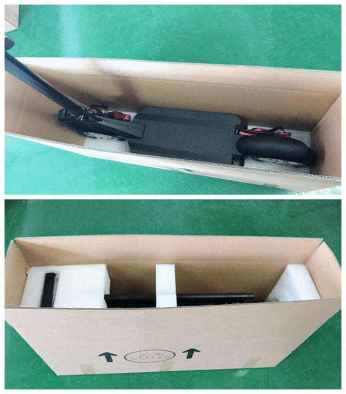 Aluminium Alloy Long Range Electric Scooter Foldable 10 Inch Tire 120 X 30 X 60cm