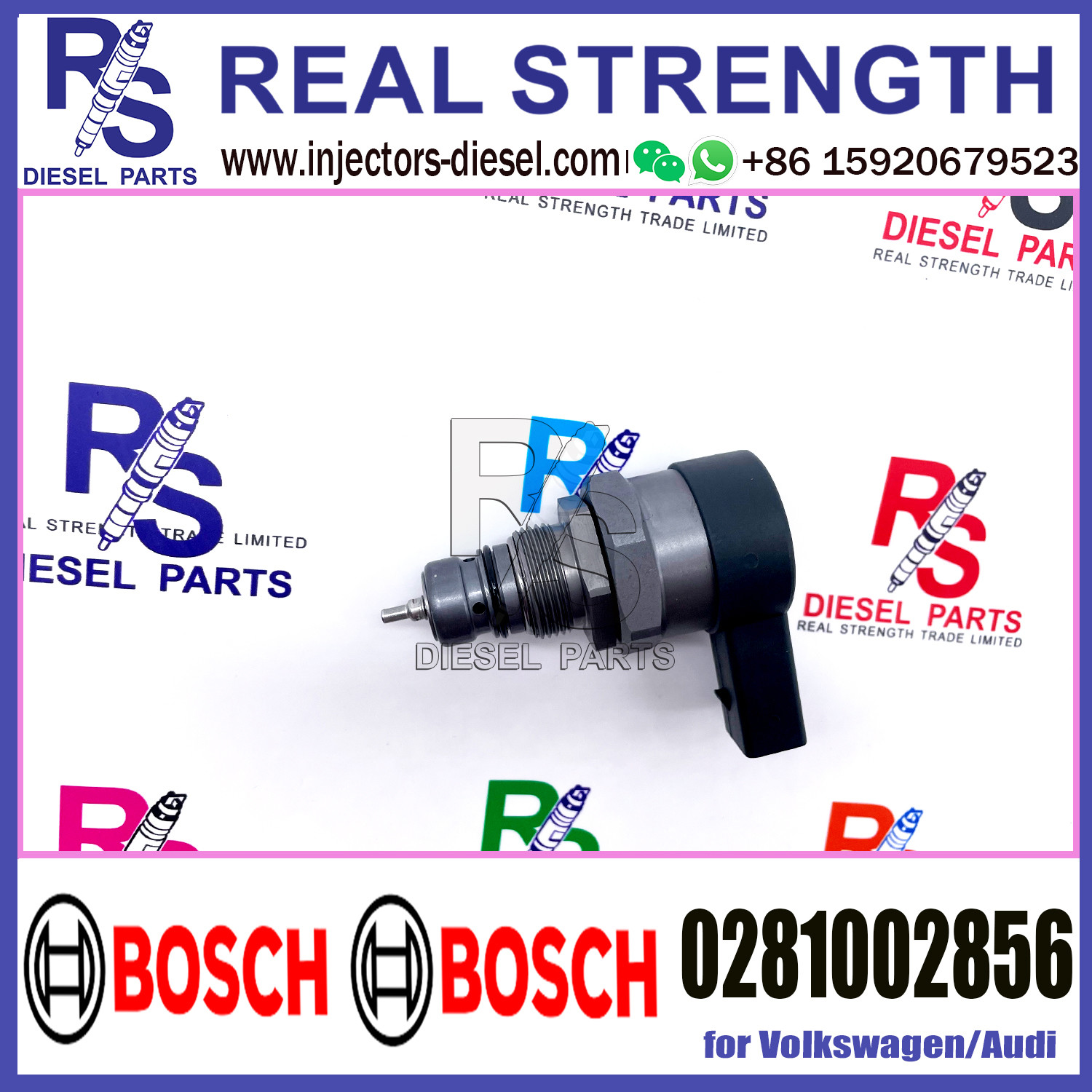 BOSCH Control Valve 0281002856 DRV Regulator Solenoid 0281002856 for Volkswagen/Audi/cylinder head