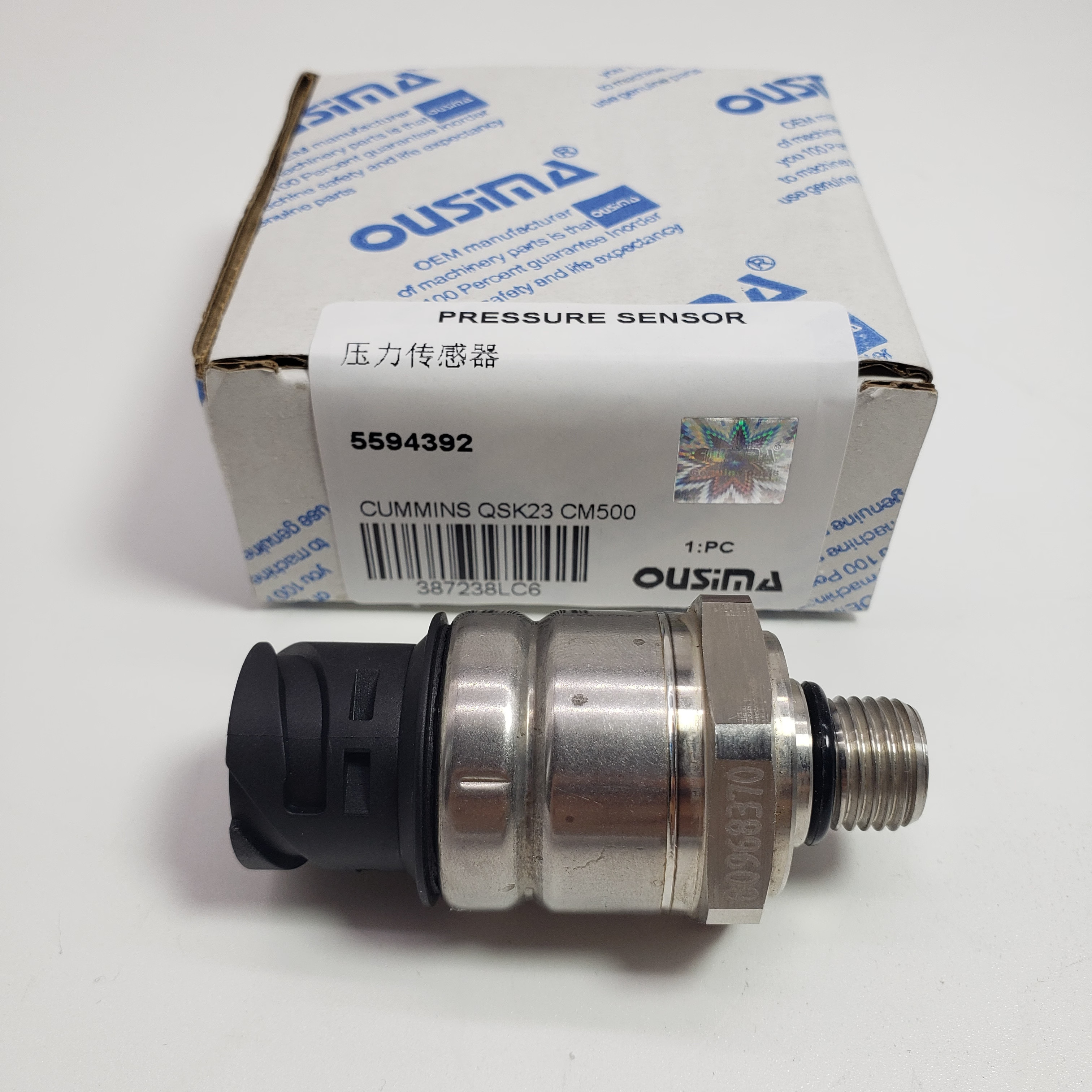 Pressure Sensor 5594392 For Cummins QSK23 CM500