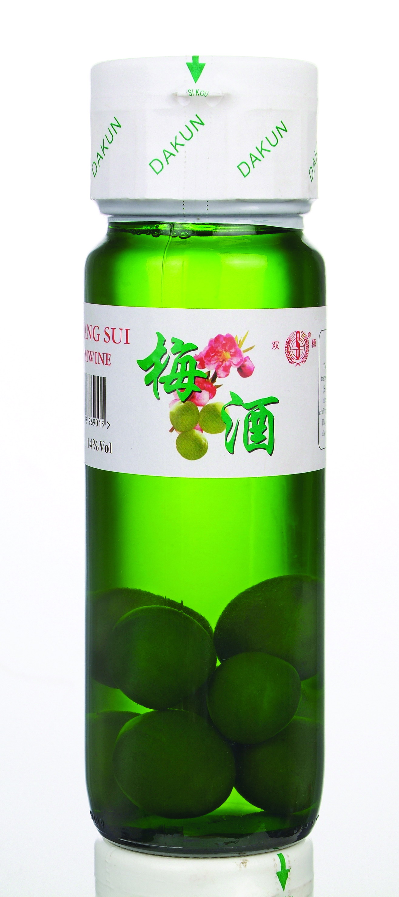 Chinese Style Green Plum Wine OEM 10.5% 14% with 36 Months Shelf Life