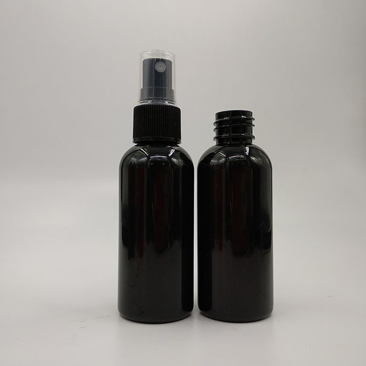 118mm Clear Round PETG Plastic Pump Bottle for Shampoo Dispensing
