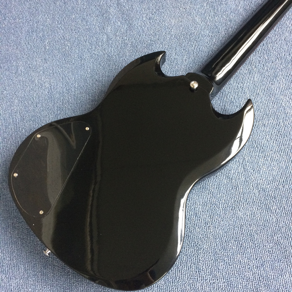 New style high quality custom 4 string bass guitar, Rosewood fingerboard, black body