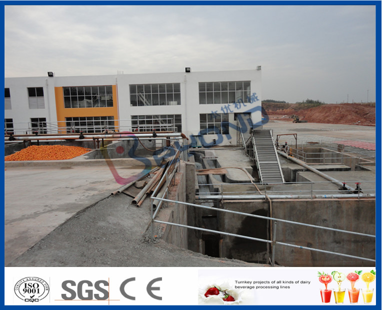 Turn Key Project 30TPH Fresh Orange Processing Line With 200L Drum Filling Machine