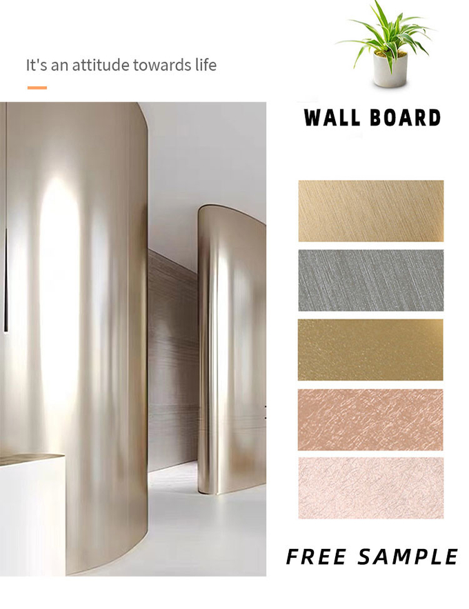 Environment Friendly Wood Veneer Metal PVC Panel Fireproof Bamboo Charcoal Board