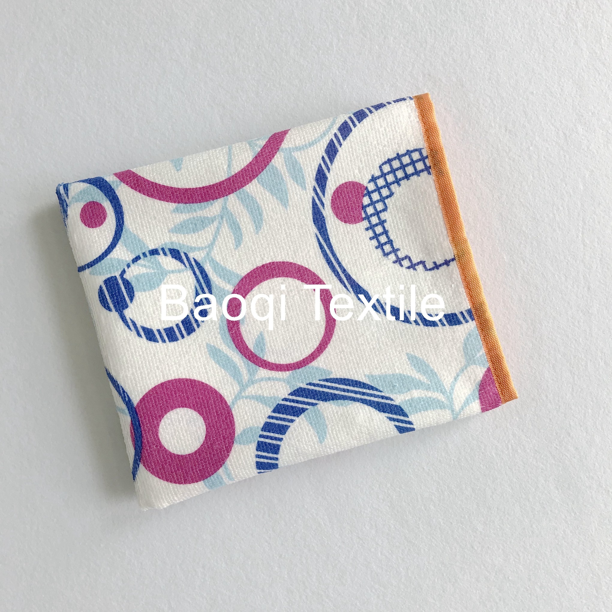 Printed color size 16”100% poly microfiber cleaning cloth， tea towels dry water kitchen dish towels with white mesh