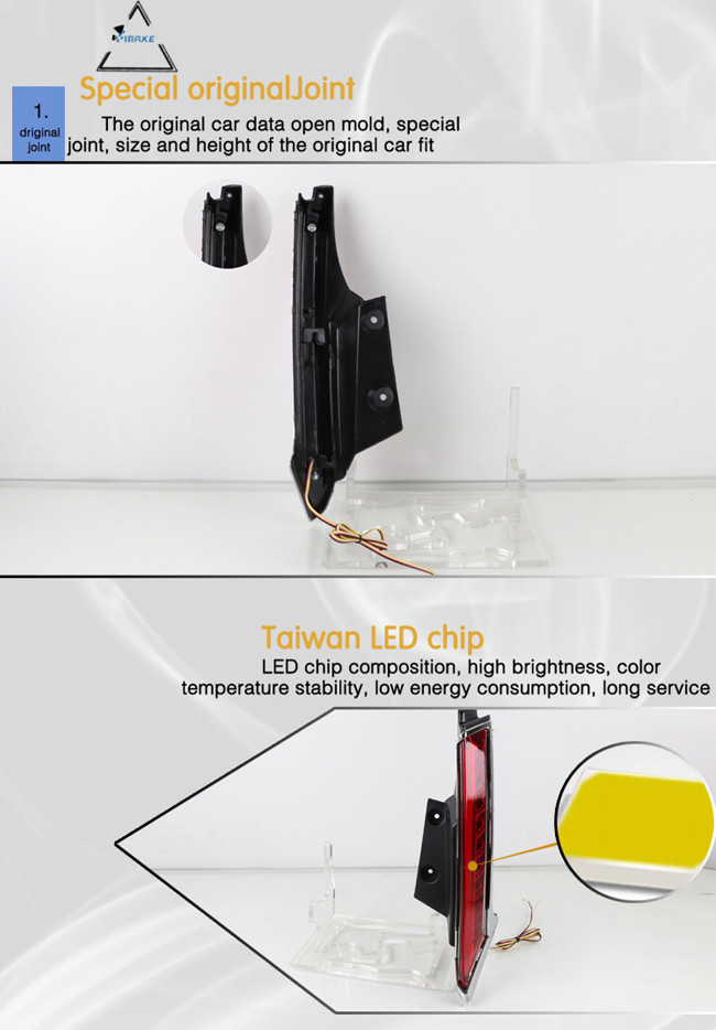 Led Warning Car Pillar Lights Suitable Brake For Nissan X-Trail 2014