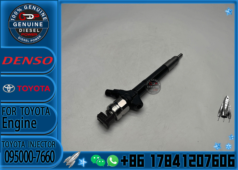 High Performance Fuel Injector 095000-7660 Common Rail Injector 23670-0R190 For TOYOTA