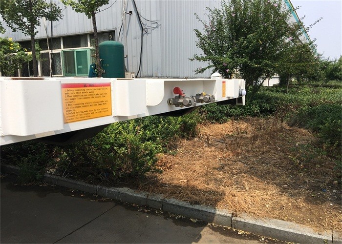 Steel Three Axle 12R22.5 Shipping Container Trailer