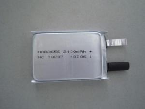 Buy cheap High Power Smoke Alarm 883656 3.7V 2100mAh lithium ion aa rechargeable battery product