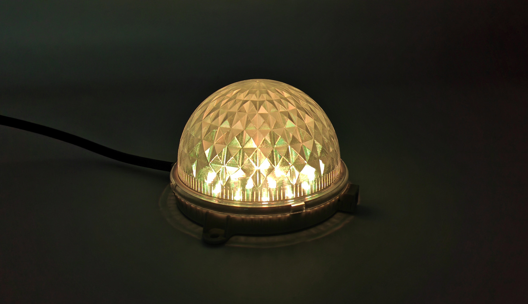 Outdoor permanent red green blue pixel light 40mm diameter point light source
