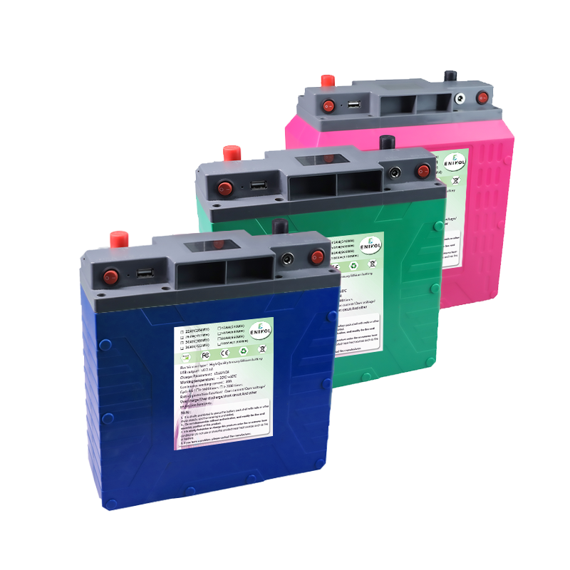 RV Marine Boat Rechargeable Lithium Ion Battery 12V Solar LiFEPO4 Battery 22ah