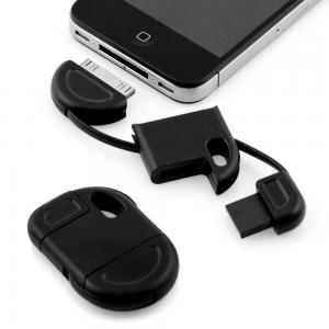 Buy cheap Brand New Fun & Discreet Keyring USB Sync and Charge data cable for iPhone iPod iPad black product