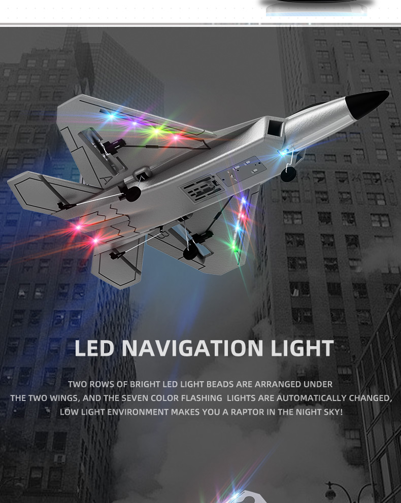 F22 Rtf Epp Foam Jet Airplane Remote Control Rc Fighter Plane Toy Age Range 8 to 13 Years Control distance About 200 meters