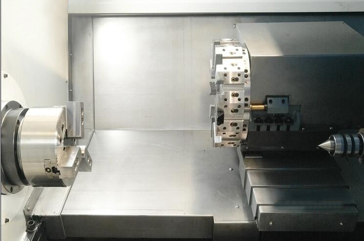 TCK56 CNC Lathe Machine Slant Bed Lathe Living Turret