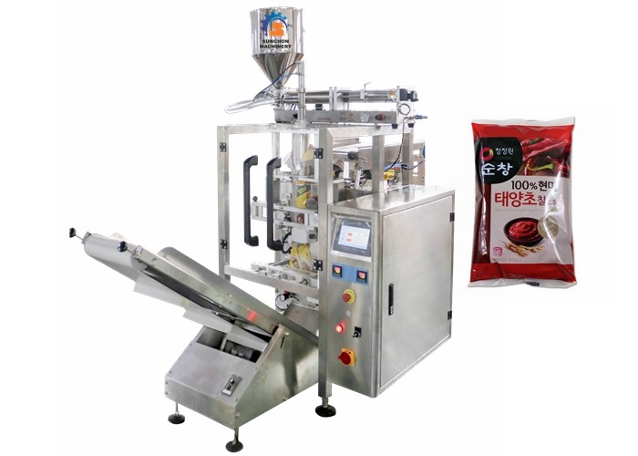 Molasses / Jam / Ice cube Filling And Packing Machine with Schneider Touch Screen