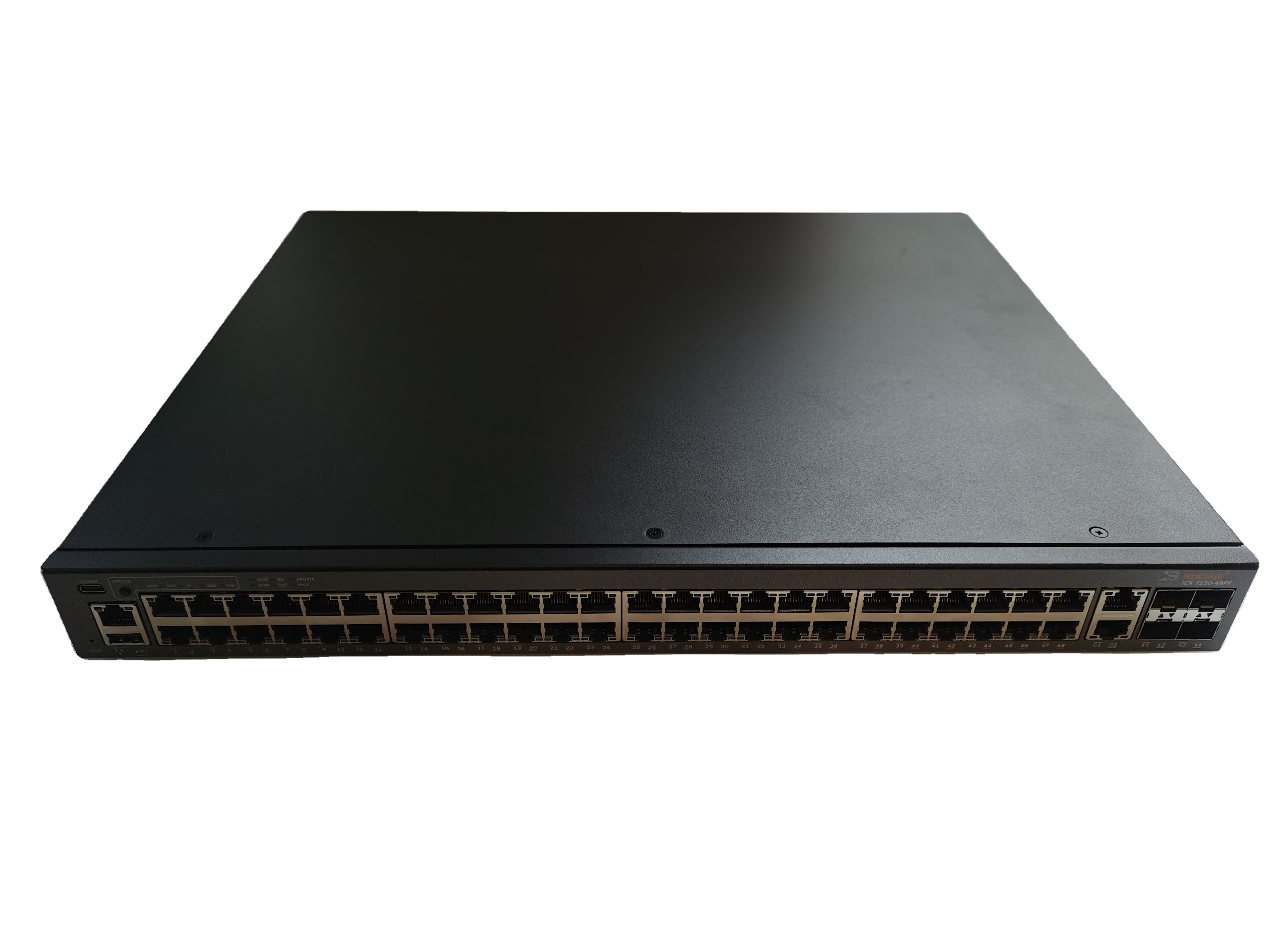 Used ICX7150-48PF-4X10GR Ruckus ICX 7150 48-Port Compact POE Switch With 4-Port 10GBE Uplinks
