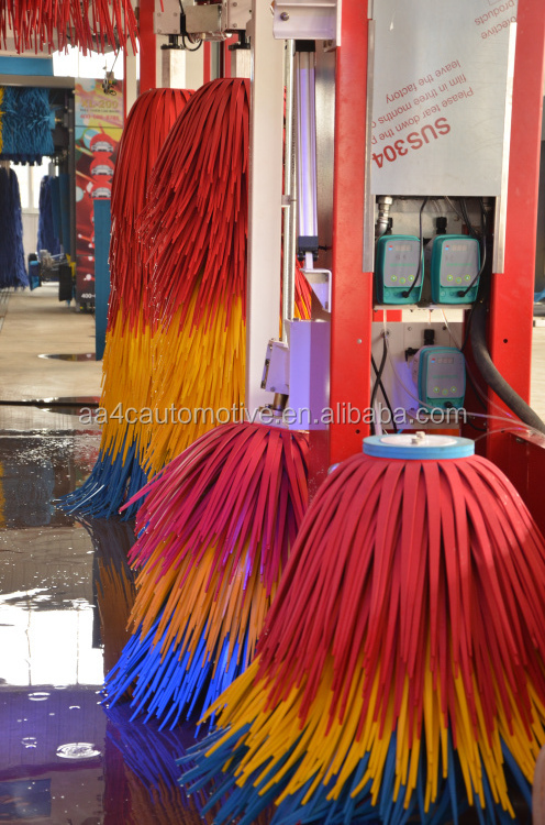 Automatic Tunnel Car Washing Machine Commercial 12KW 9 Brushes