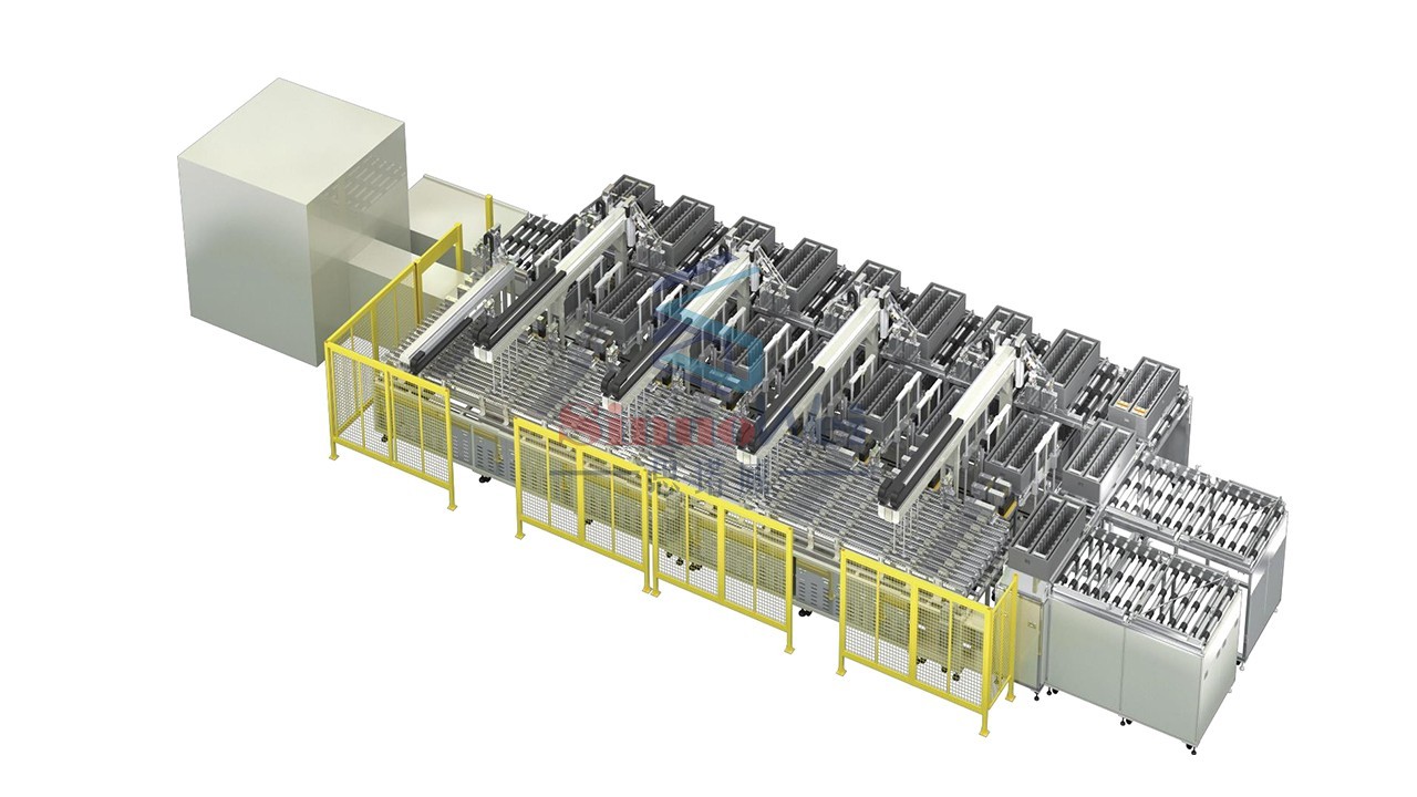 Square Shell Sorting Line