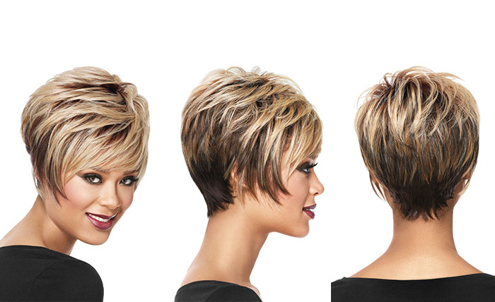 30’’ Synthetic 8 Inch Short Straight Wigs For Adult Female Adjustable Cap Size