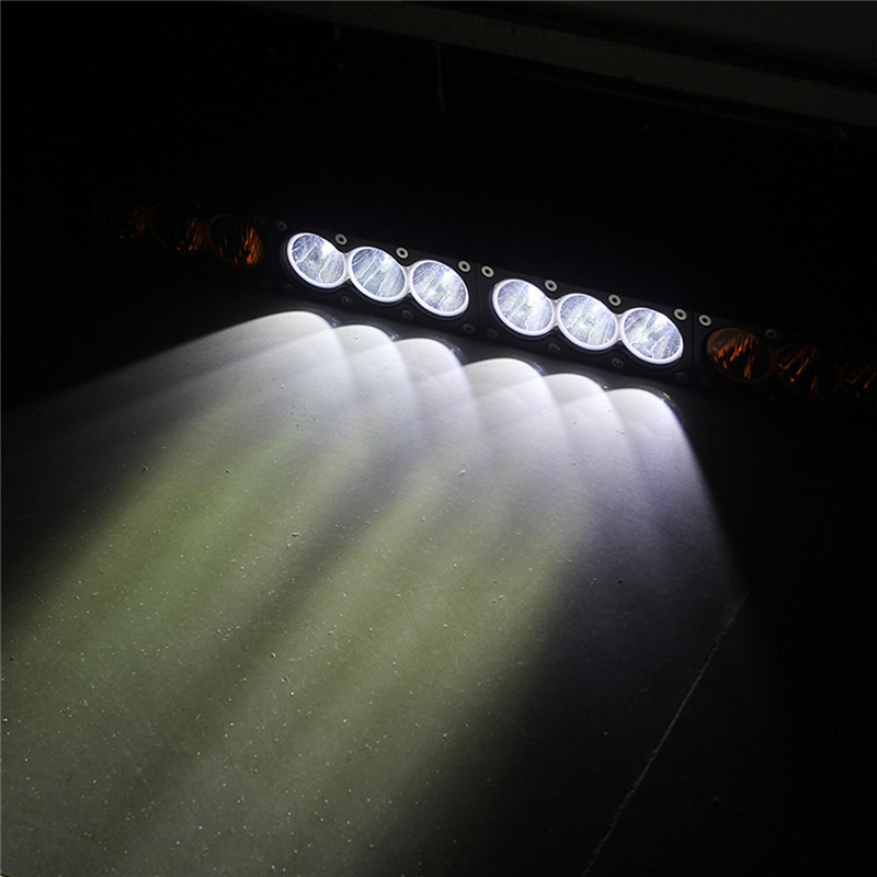 off road led light bar with yellow and white 10W Cree PC lens DHCB-L120SDC