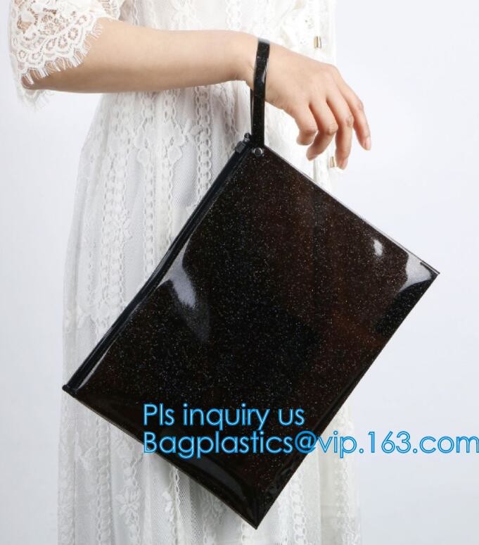 hook hanger zip lock plastic sock packaging bag, Slider Nylon Foldable Luxury Clothing Zip Lock Sealed Vacuum Compressio