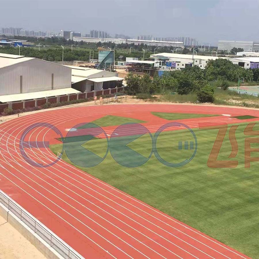 Environmentally Friendly Synthetic Athletic Track Recyclable School Running Track