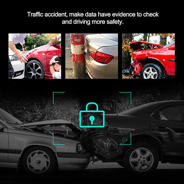 HD1080P DVR Backup Camera System Mirror Digital Display Dashcam