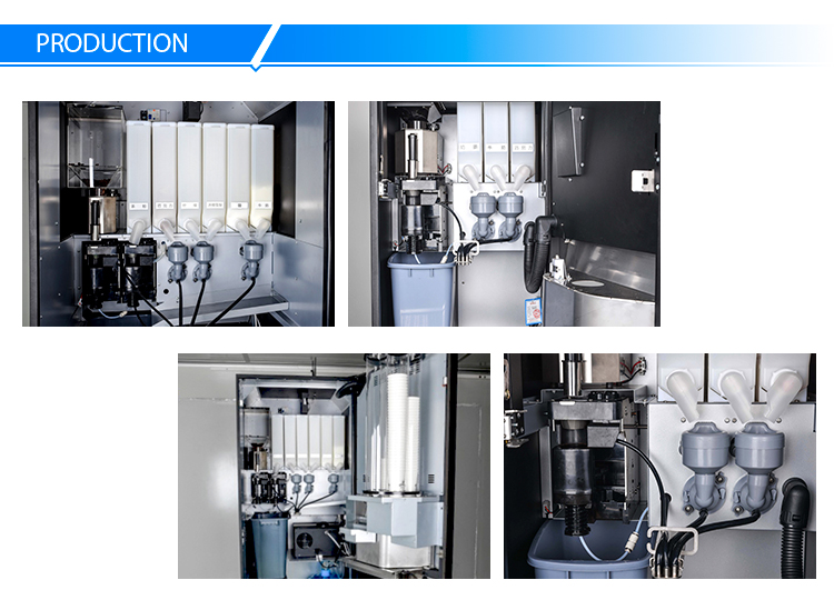 Manufacture Multi-functional Espresso Coffee Maker Machine for Automatic Fresh Milk Vending Coffee