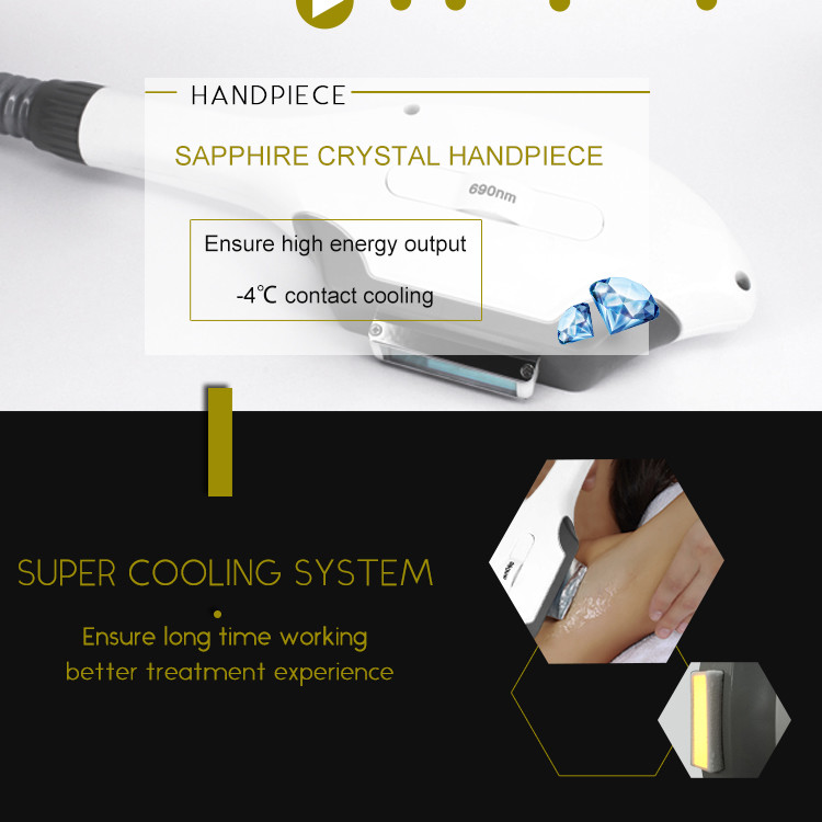 2 In 1 2000W Portable IPL SHR Hair Removal Machine