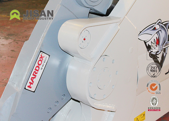 Steel Blade Hydraulic Demolition Shears For Cutting Iron Material