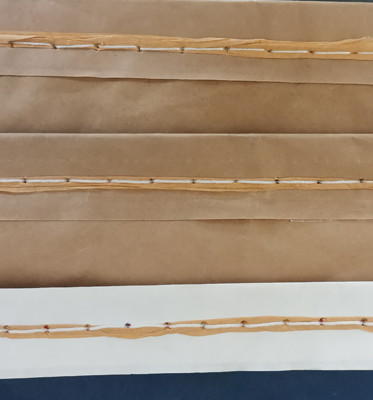 GMP Standard Sewn Open Mouth Multiwall Paper Bags Recyclable Pollution Free Eco Friendly
