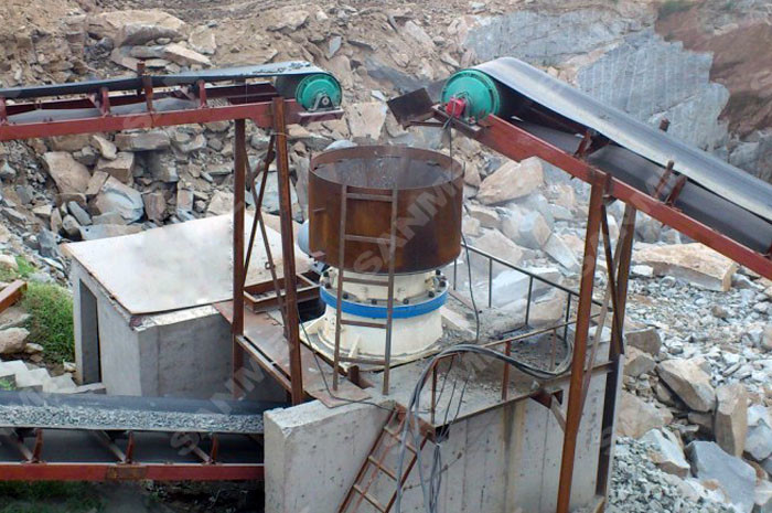 Hydraulic Mining Crushing Machine Higher Capacity Low noise For Fine Crushing