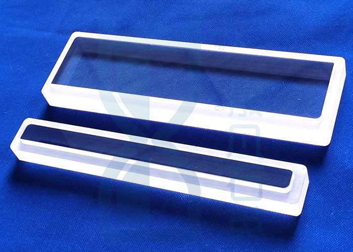 Custom Frosted Square Large 2.2g/Cm3 Quartz Glass Sheet