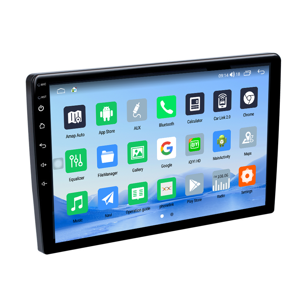 Universal Car Fitment 13 Inch Android Touch Screen Carplay Monitors with Built-in DSP